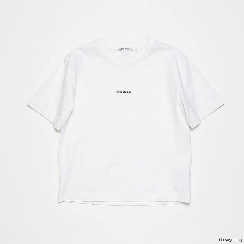 Acne Studios 2090-80 White Style Ac908042 Stockholm Logo T-Shirt Statement Graphic
