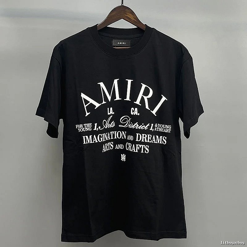 Amiri White Black Records Graphic T-Shirt Minimal Look