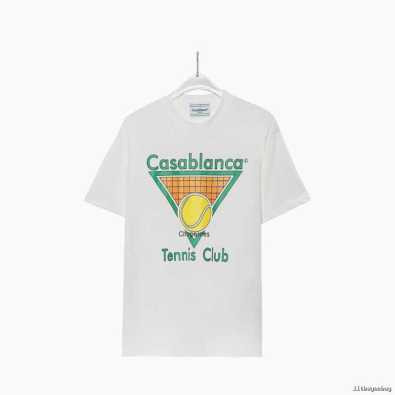Casablanca Tennis Style White T-shirt