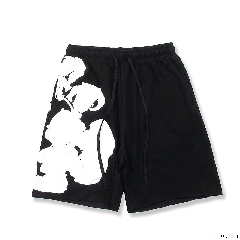 DENIM TEARS Panda Print Shorts