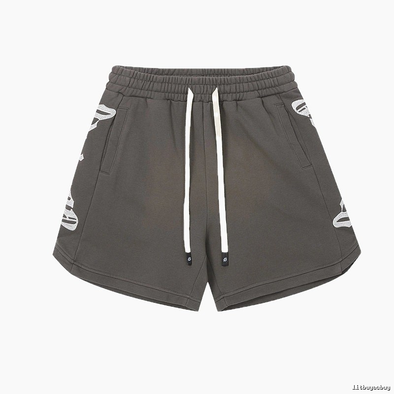 Godspeed Printed Street Style Charcoal Gray Casual Shorts