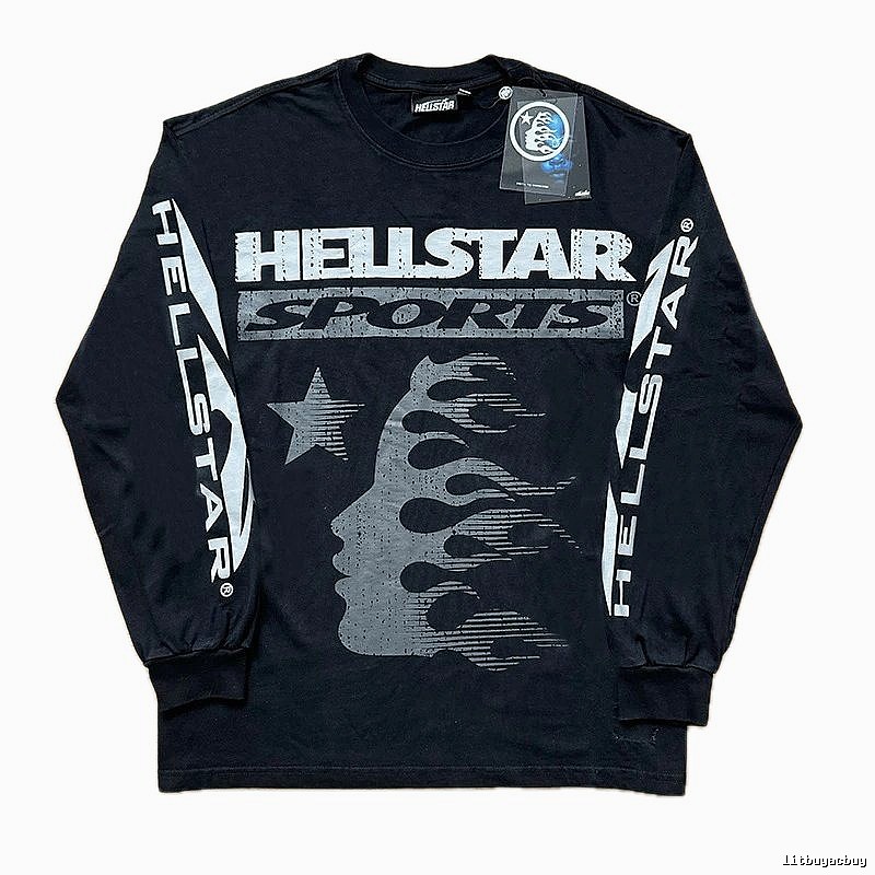 Hellstar Sporty Style Black Long Sleeve