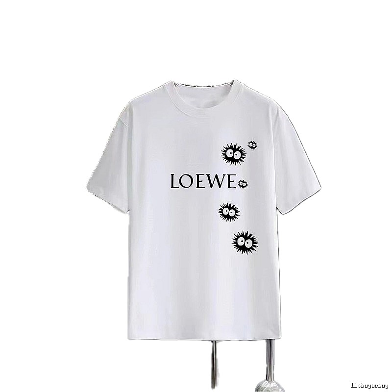 LOEWE Elf Co-branded Trendy Style White T-Shirt