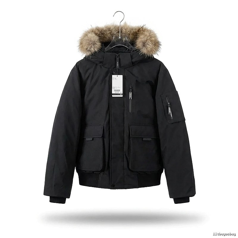 MLB Workwear Style Black Down Jacket