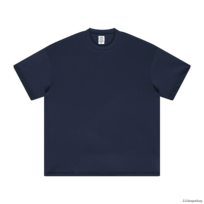 Monogram Plain white T-shirt Minimal White Short for Layered Styling