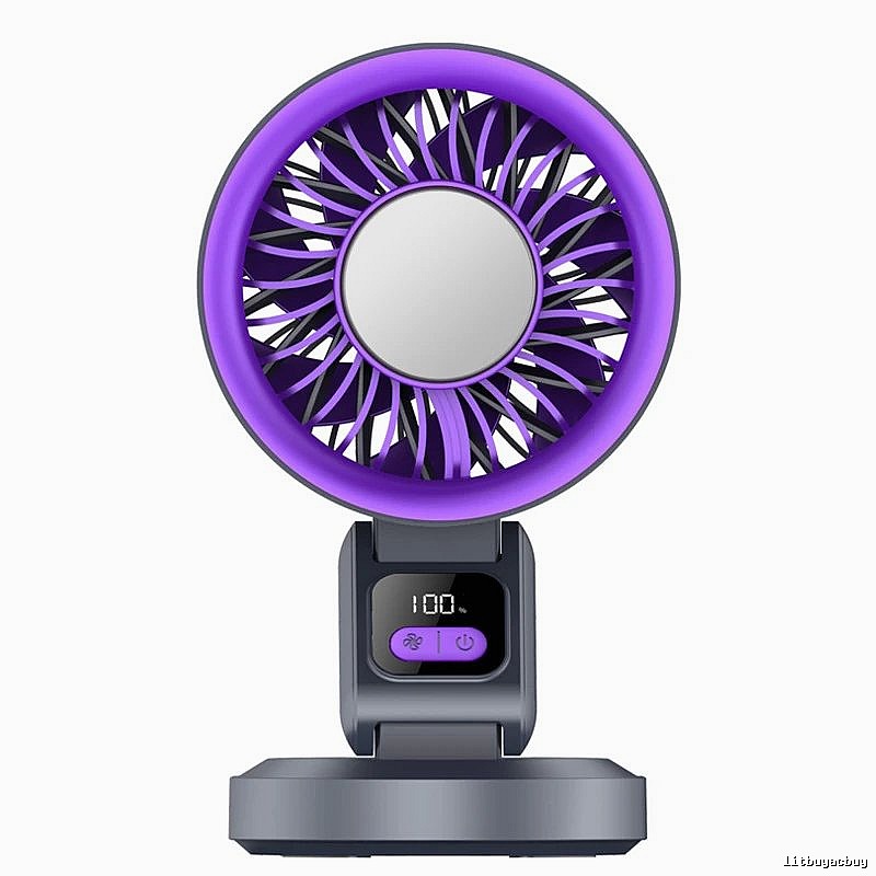Quick Cooling Desktop Cooling Fan Gray Cold-compress Version