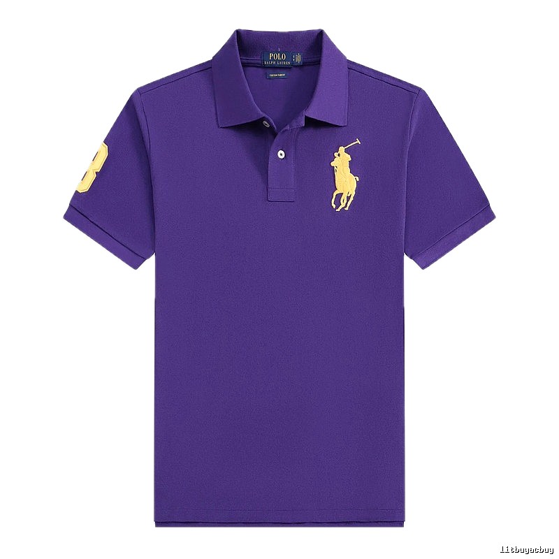 Ralph Lauren Polo Purple Classic Style Short-Sleeve