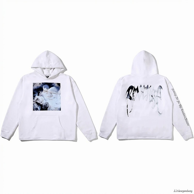 Revenge dark style white hoodie