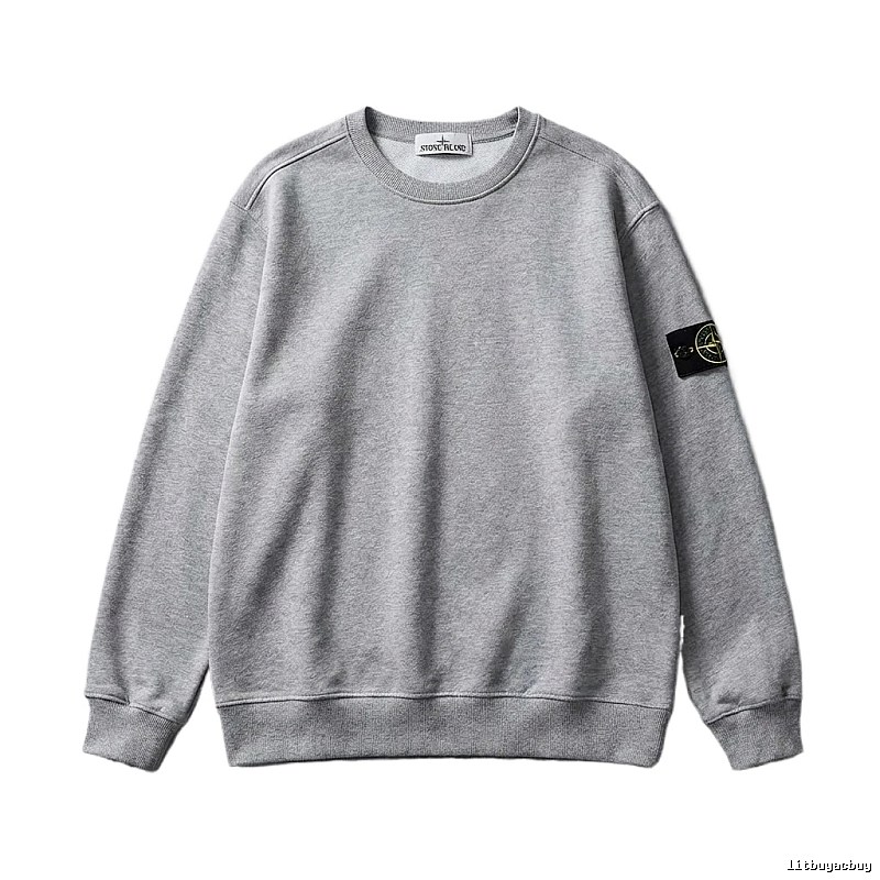 Stone Island basic grey sweatshirt