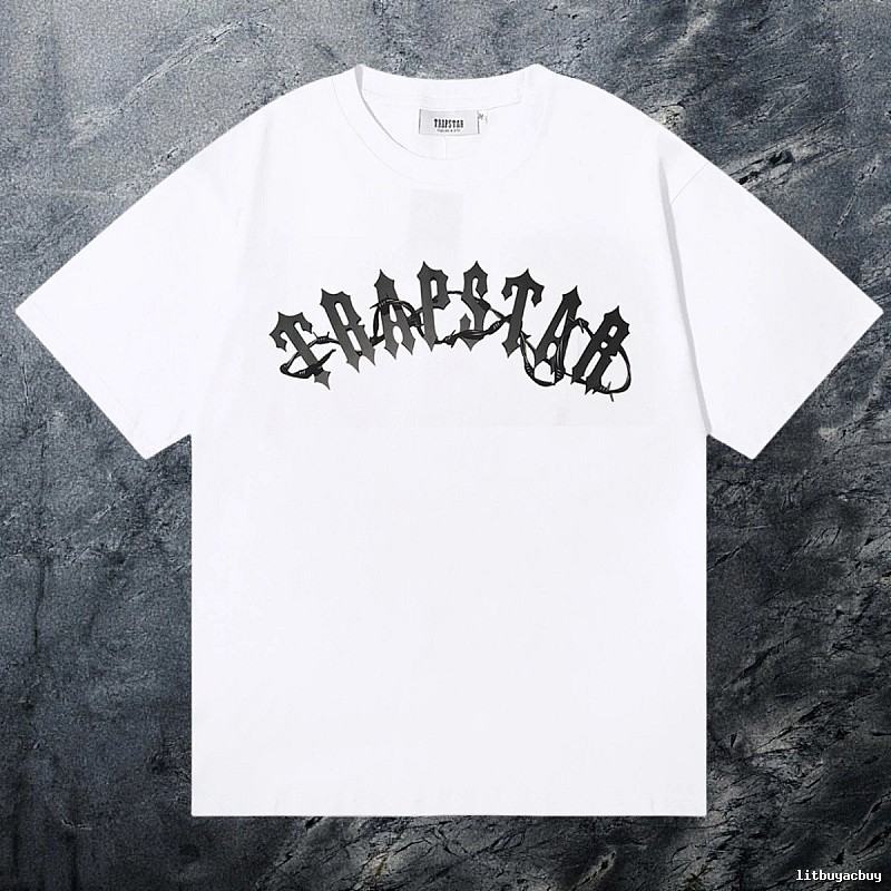 Trapstar Streetwear Keys graphic T-shirt Black White Key with Logo Accent