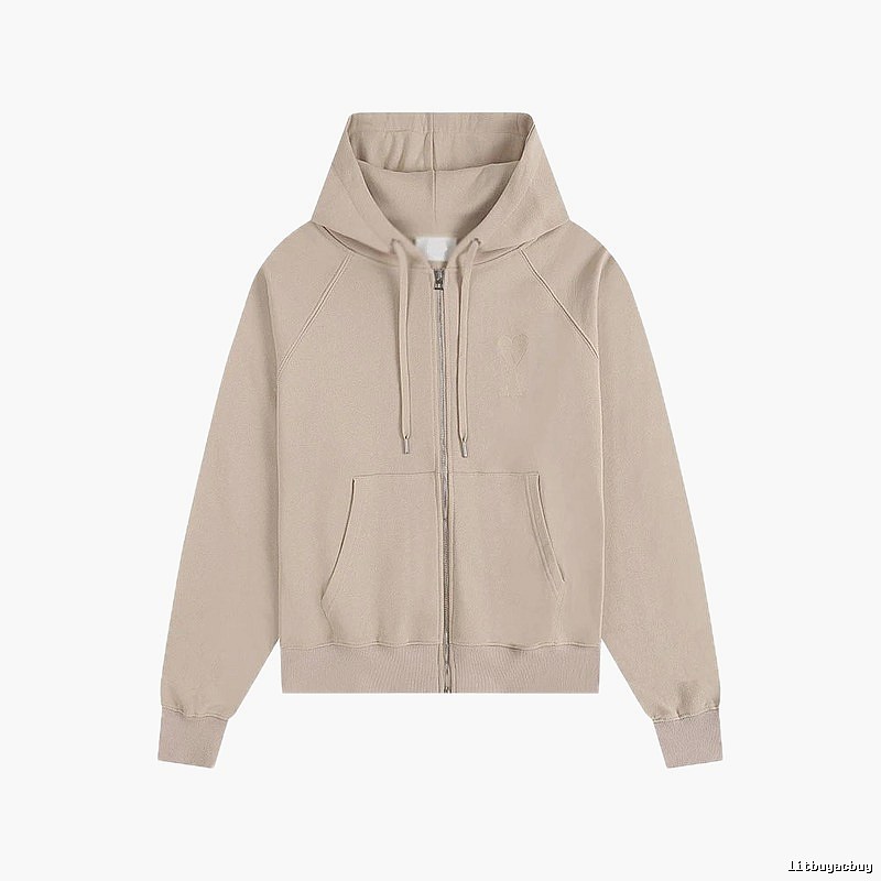 AMI Extremely Complex Style Beige Hoodie