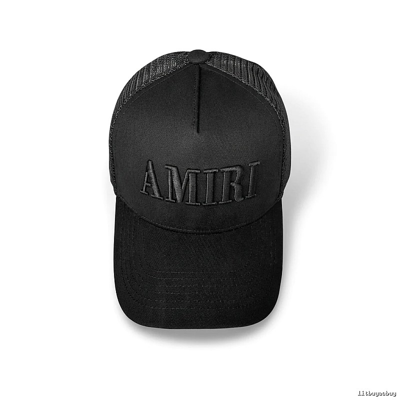 AMIRI minimalist black hat