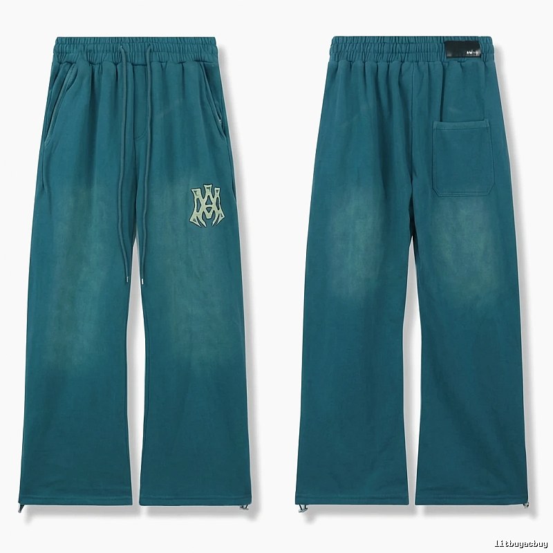 AMIRI retro-style dark green trousers