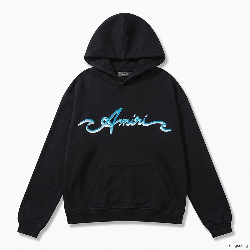AMIRI Trendy Style Black Hoodie