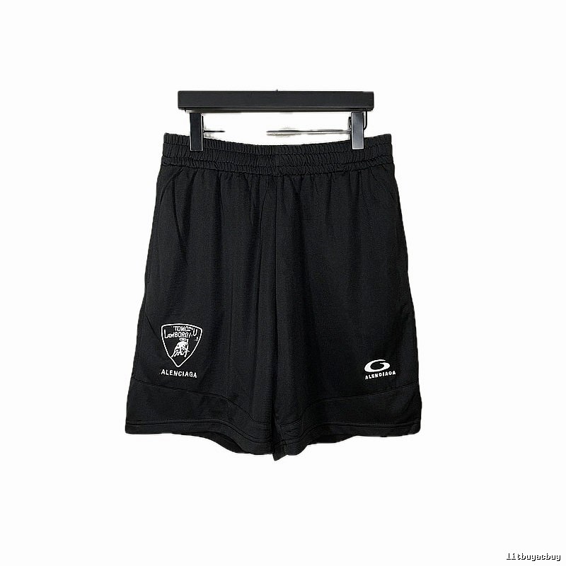 Balenciaga casual style black shorts