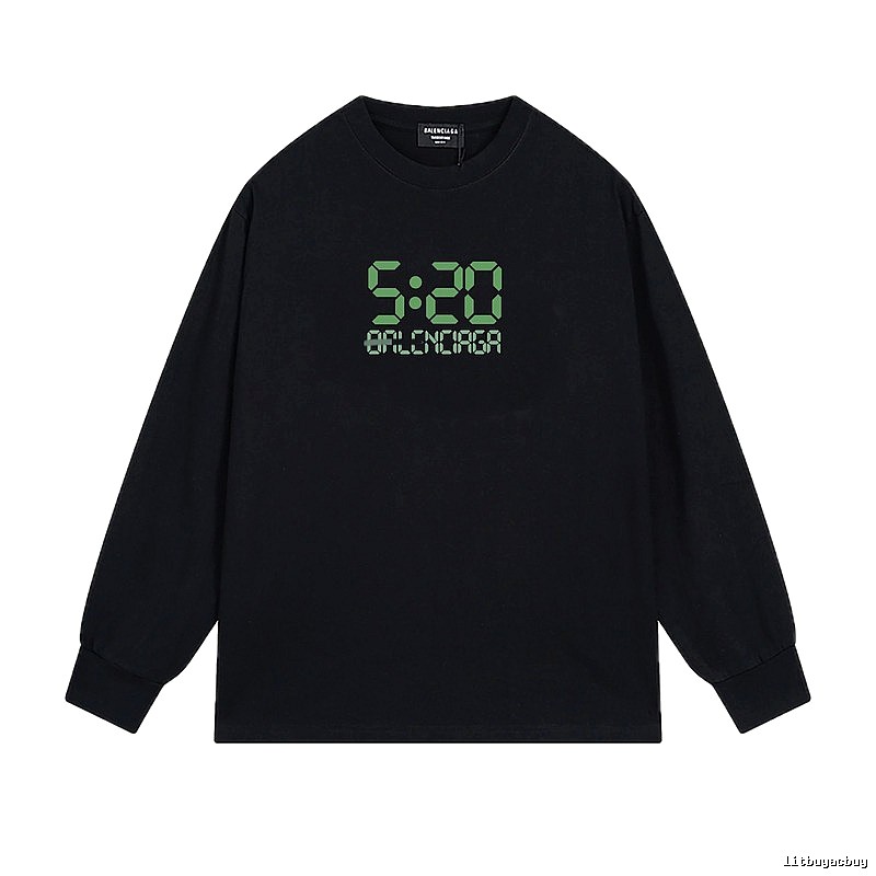 Balenciaga digital style black sweatshirt