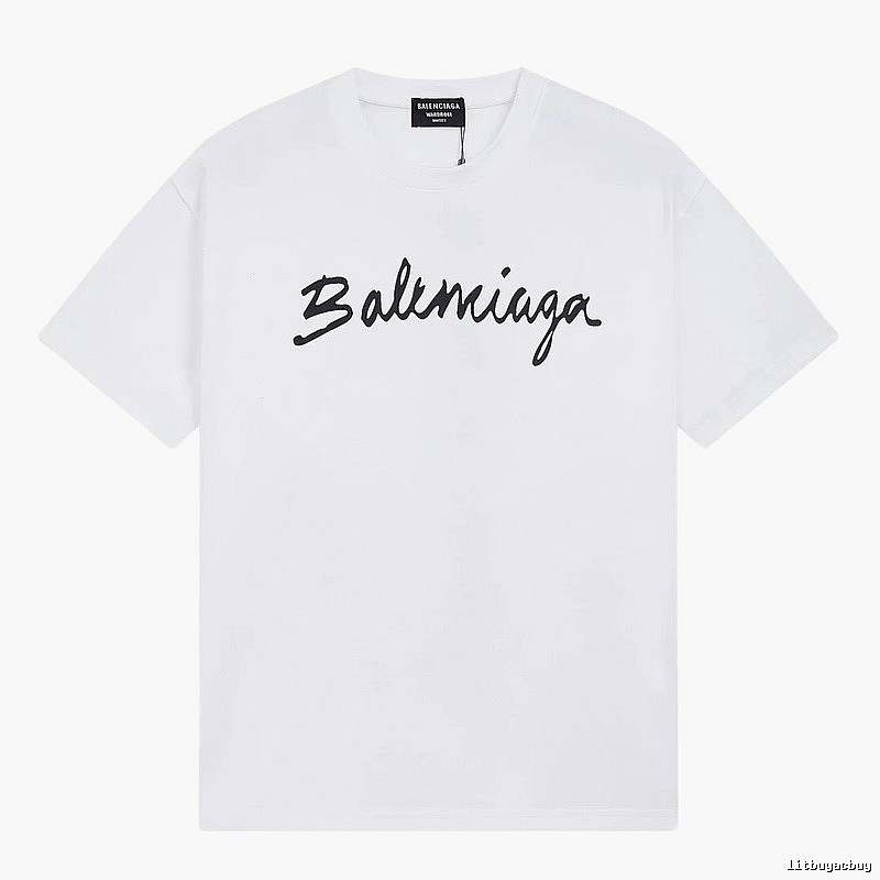 Balenciaga letter simple white T-shirt