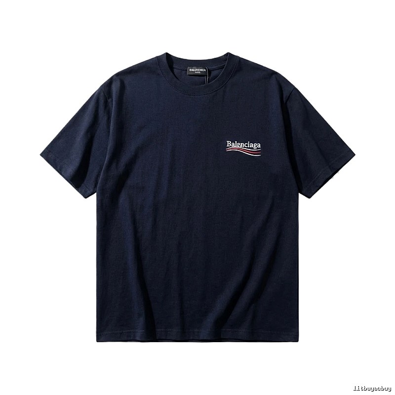 Balenciaga minimalist style black T-shirt