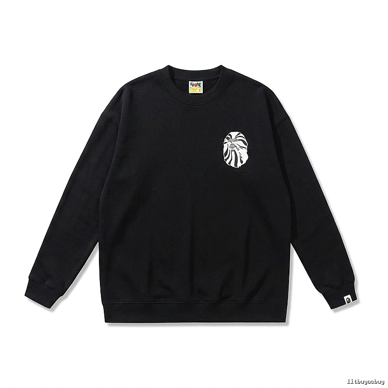 Bape Ape Head Casual Black Sweatshirt