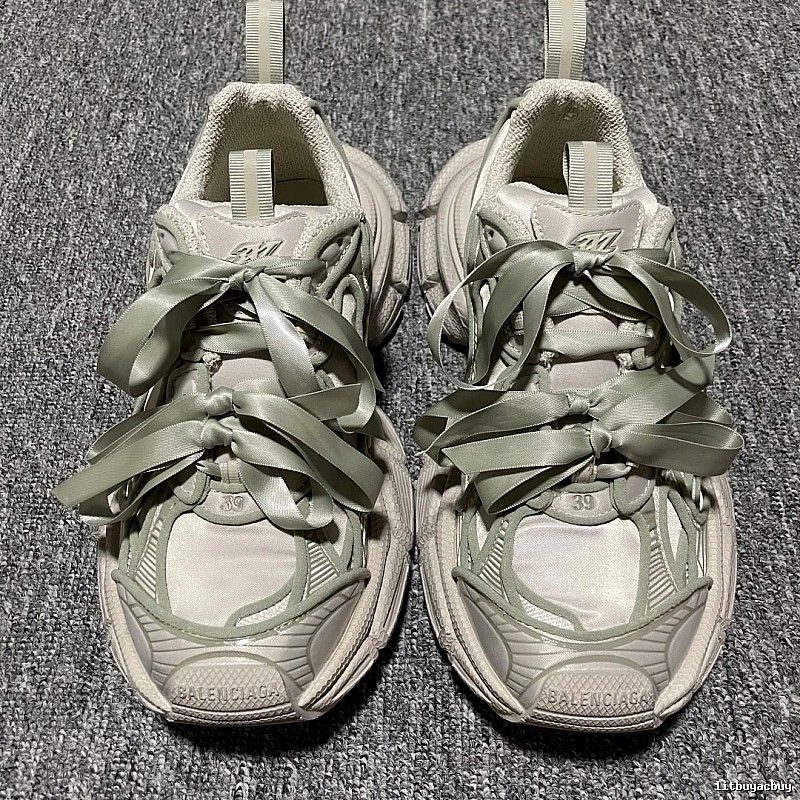 Beige Runner Sneaker by Balenciaga with Beige Layered Runner