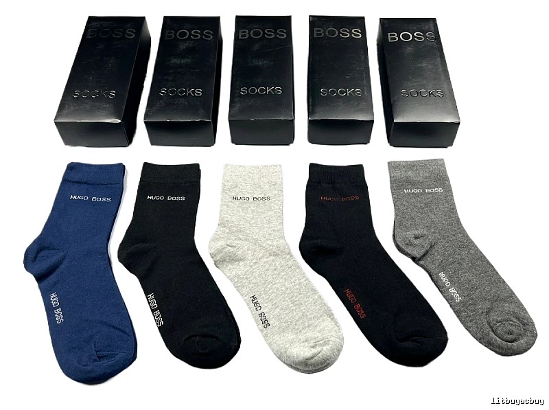 BOSS Men's Simple Style Socks (Multi - colored)