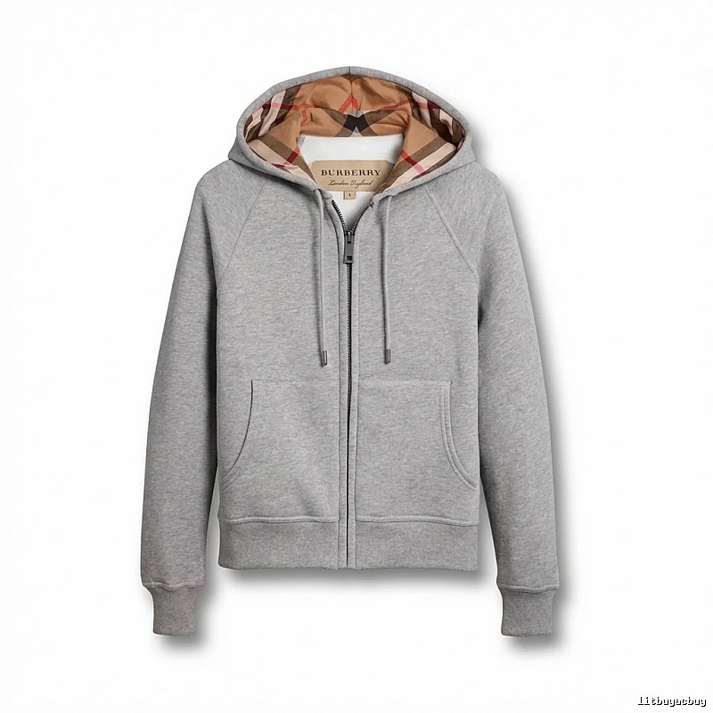 Burberry checkered retro grey sweatshirt