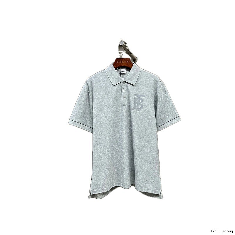 Burberry classic grey polo shirt