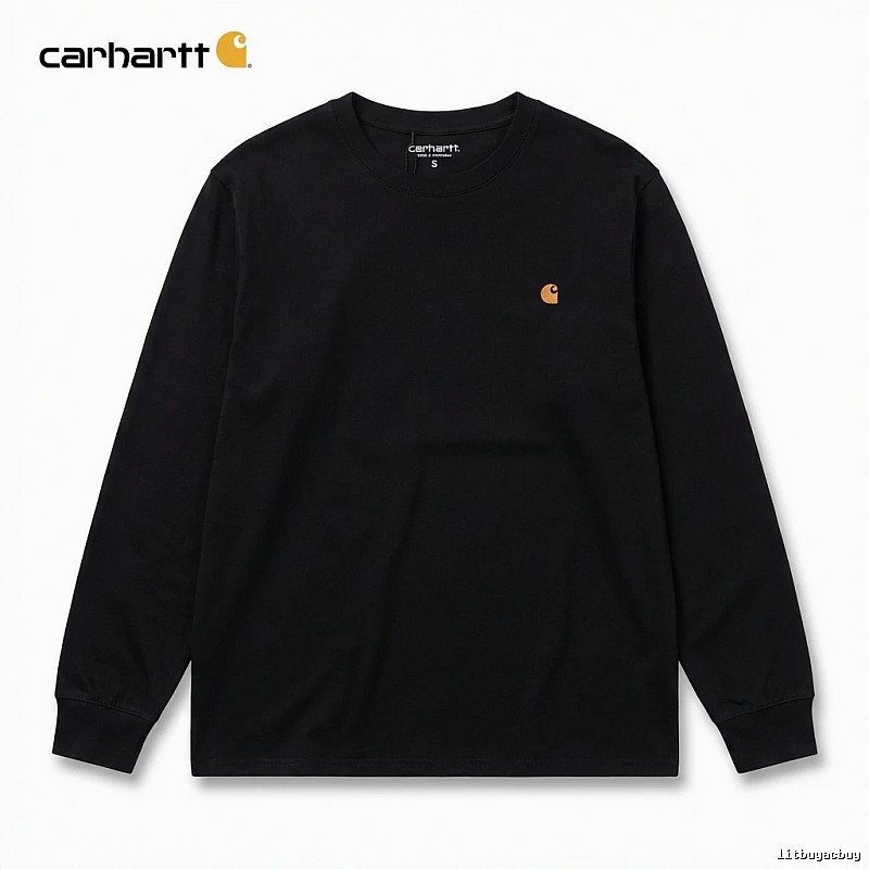 Carhartt basic black long-sleeve shirt