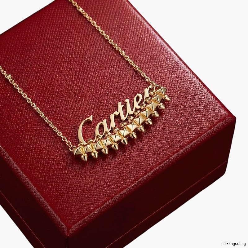 Cartier Nail Series Gold Trend Brand Necklace