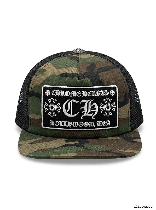 Chrome Hearts camouflage baseball cap