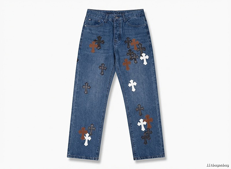 Chrome Hearts Cross Denim Pants