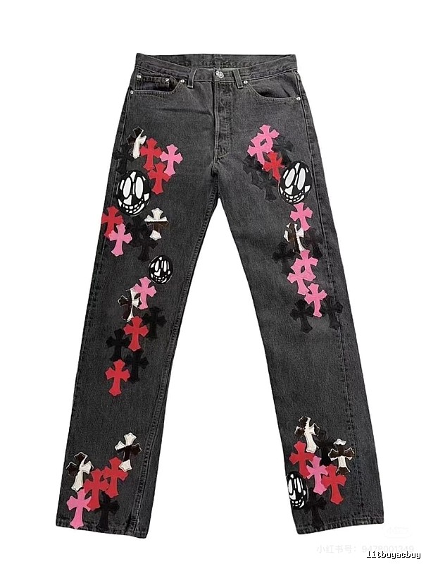 Chrome Hearts Daily Graphic jeans Light Denim Jeans for City Outfits