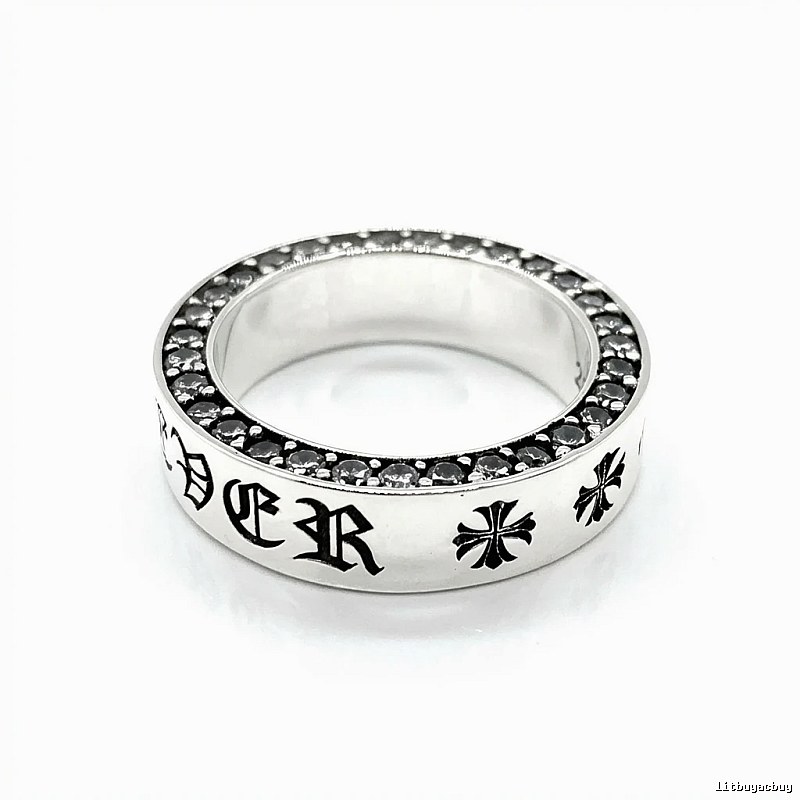 Chrome Hearts Silver Dark Style Ring