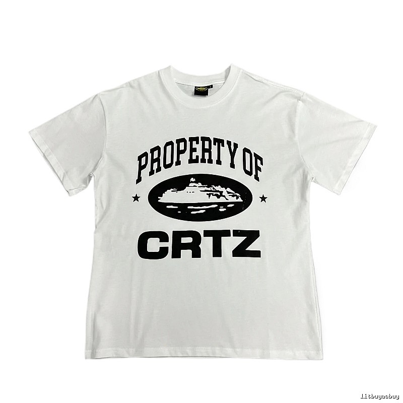 Corteiz letter - printed white T - shirt