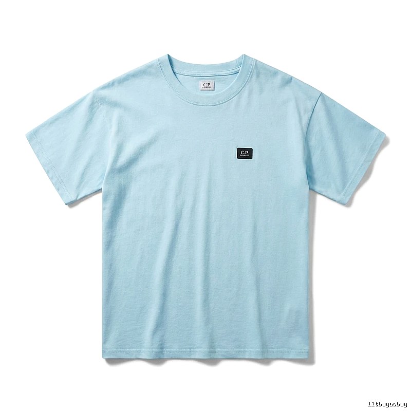 C.P. basic simple style light blue T-shirt