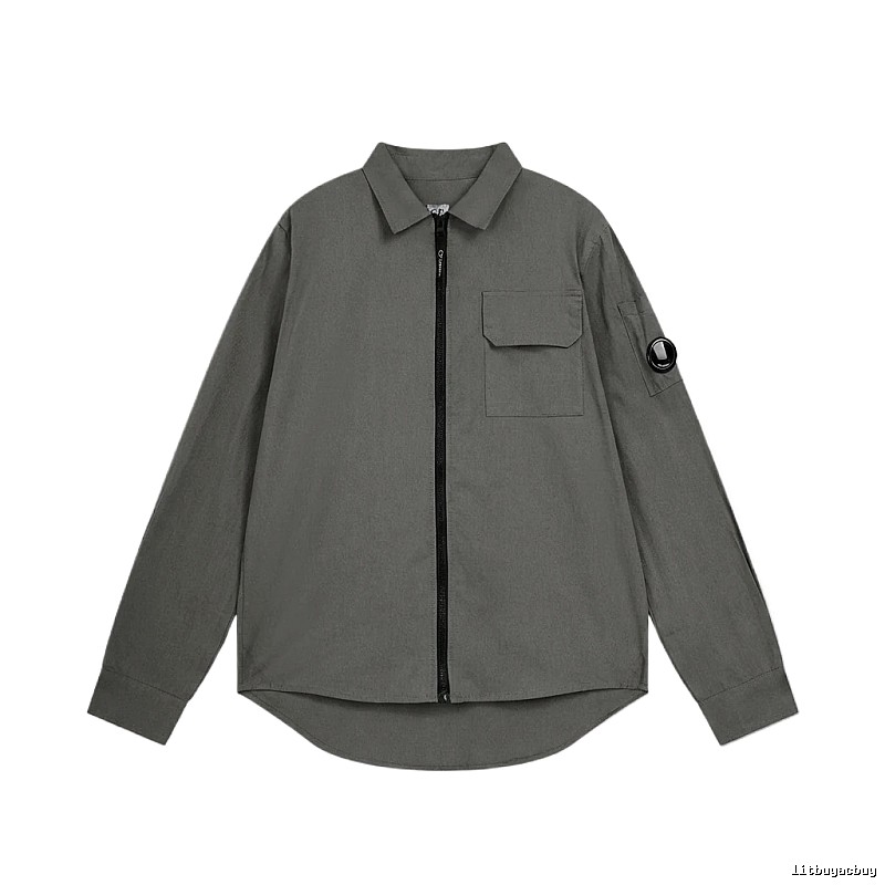 C.P. Grey Workwear Style Shirt