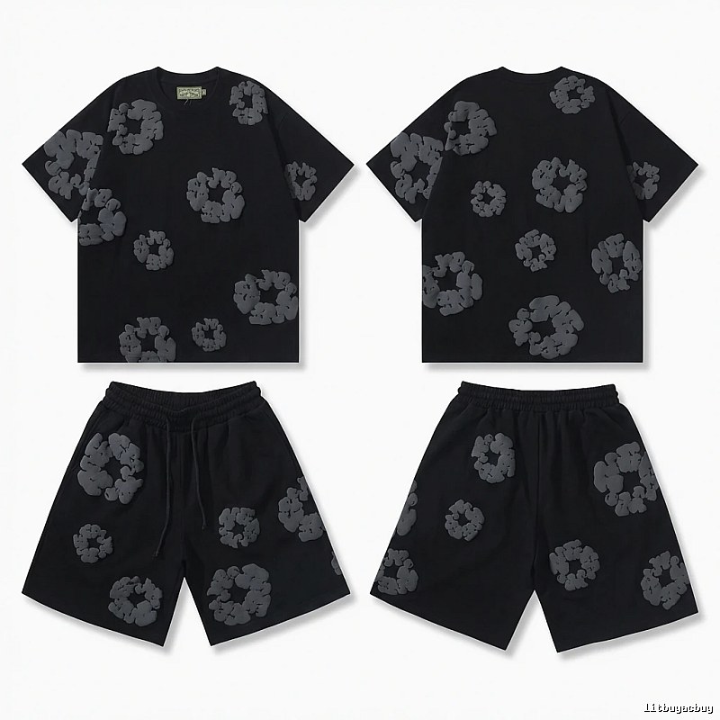 DENIM TEARS Printed Casual Black Suit