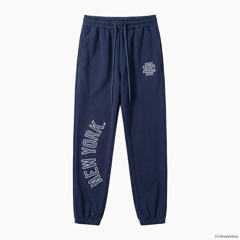 Eric Emanuel New York Style Navy Blue Sweatpants