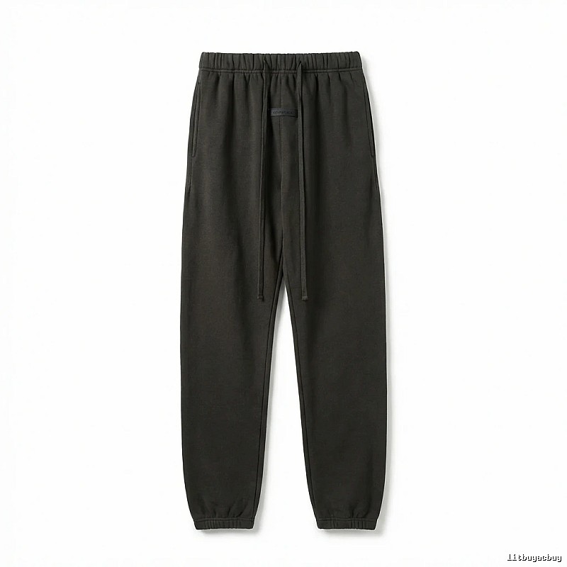 ESSENTIALS Basic Casual Black Pants