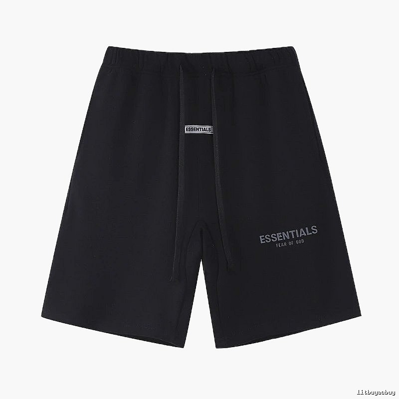 ESSENTIALS minimalist style black shorts