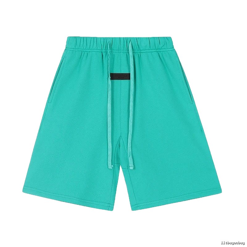 ESSENTIALS Minimalist Style Lake Blue Shorts