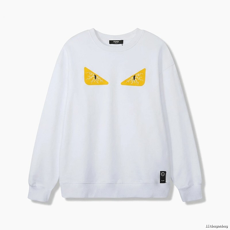 Fendi Little Monster White Sweatshirt