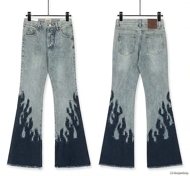 Gallery Dept Flame Wind Blue Jeans