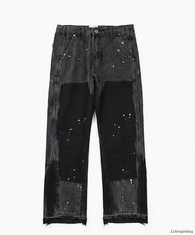 Gallery Dept Graffiti-style Black Jeans