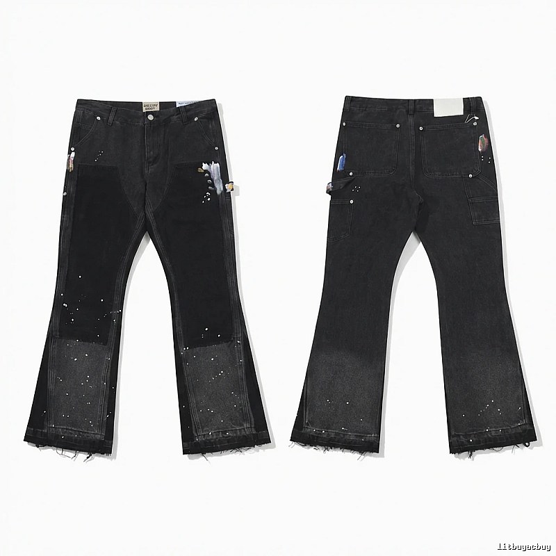 Gallery Dept Graffiti Style Black Jeans