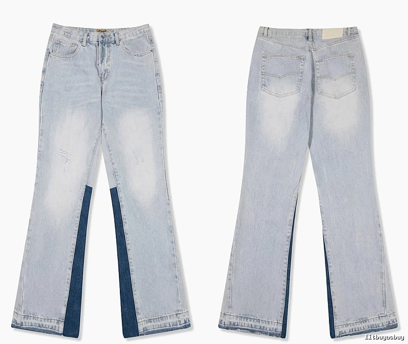 Gallery Dept Patchwork Wide-Leg Jeans
