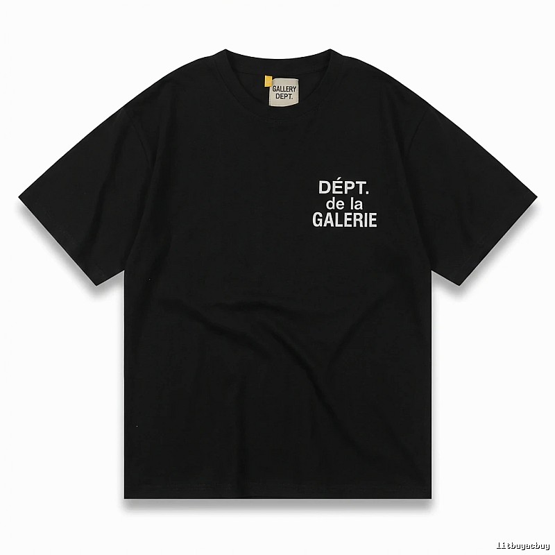 Gallery Dept Trendy and Cool Black T-shirt