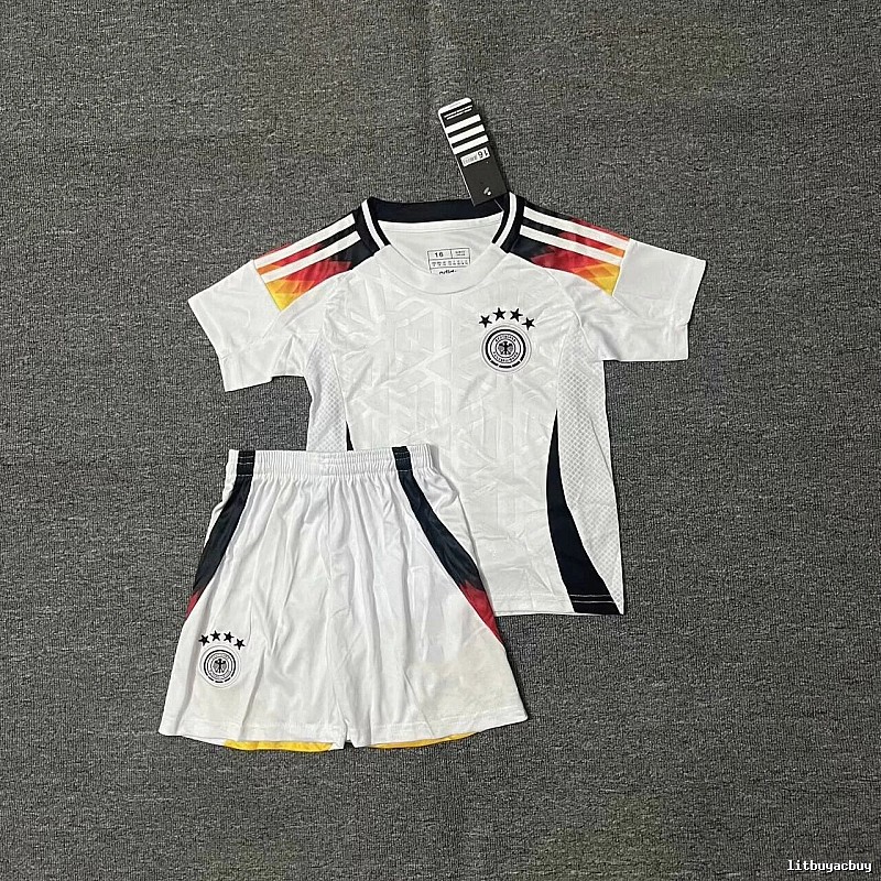 Germany Classic Soccer jersey set White Germany Football for Daily Styling