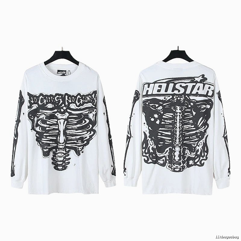 Hellstar Dark Style Skull White T-shirt
