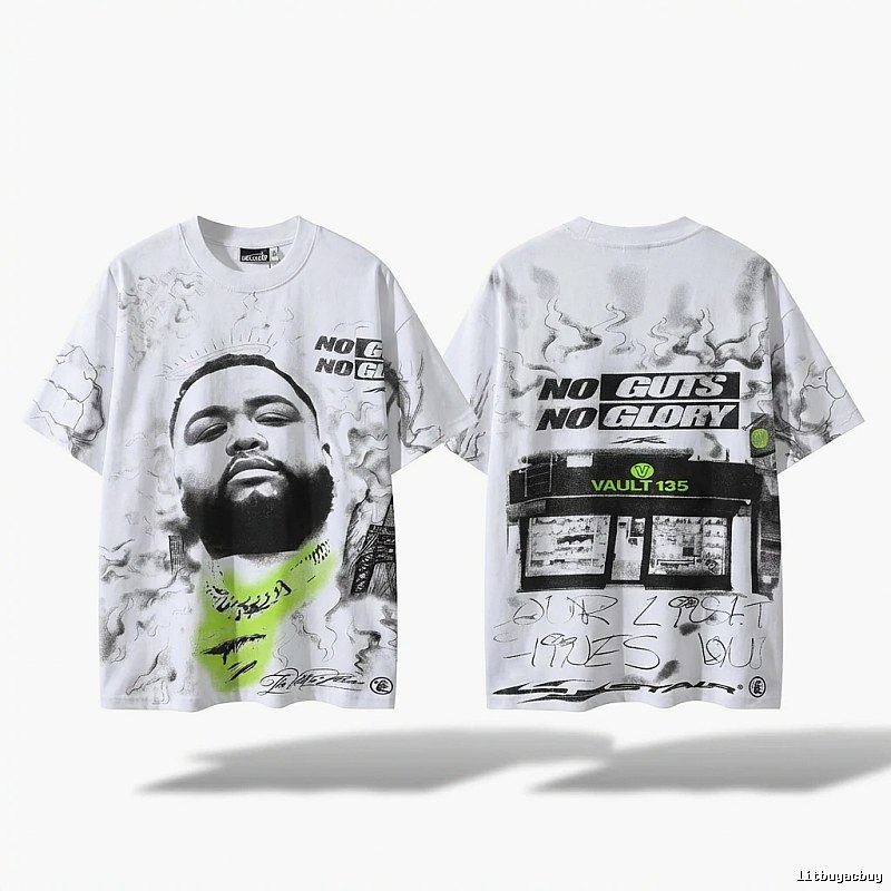 Hellstar Graffiti Style White T-shirt